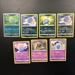 Pokemon TCG Inkay x7 Card Bundle Mixed Sets - Image 1