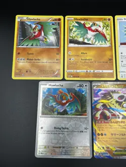 Hawlucha, 5 Card Bundle, Mixed Sets & Languages, Pokemon, HP to NM - Image 2