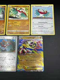 Hawlucha, 5 Card Bundle, Mixed Sets & Languages, Pokemon, HP to NM - Image 3