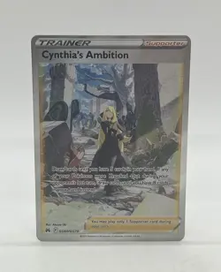 Pokemon TCG Crown Zenith Galarian Gallery Cynthia's Ambition #GG60/GG70 - Image 1