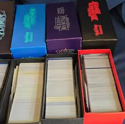 Pokemon Pokemon TCG Mixed Card Lot w/ Storage Boxes - Image 3