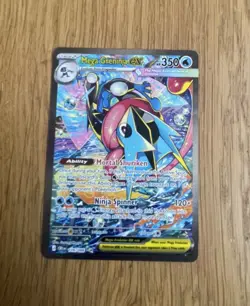 Pokemon TCG Mega Greninja EX 116/086 Chaos Rising Secret Rare MINT CONDITION - Image 1