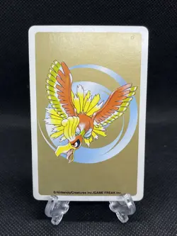 Sandslash Pokemon Playing Card GOLD Ho-oh Back Nintendo JAPAN - Image 2