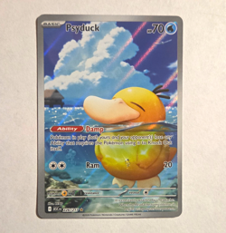 Nintendo Psyduck 226/217 SV 151 Illustration Rare Full Art Holo ENG 2023 70HP - Image 1
