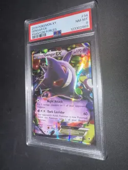 Pokemon TCG XY Phantom Forces Gengar EX 34/119 PSA 8 Holo Ultra Rare - Image 2