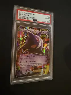 Pokemon TCG XY Phantom Forces Gengar EX 34/119 PSA 8 Holo Ultra Rare - Image 3