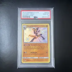 Pokemon 2019 Hidden Fates Shiny Vault Lucario SV22/SV94 Holo PSA 10 - Image 1