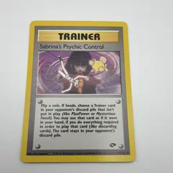 Wizards of the Coast Sabrina's Psychic Control 121/132 Gym Challenge Unc EN 2000 - Image 3