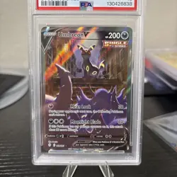 2021 POKEMON SWORD & SHIELD EVOLVING SKIES #189 FULL ART/UMBREON V PSA 10 - Image 4