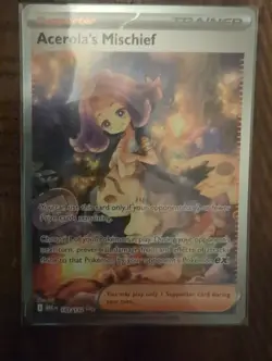 Pokemon TCG Acerola's Mischief 183/132 Evolutions Full Art Holo Secret Rare (NM) - Image 1