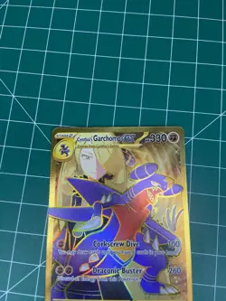 Pokemon TCG: Cynthia’s Garchomp EX 241/182 Destined Rivals SV10 Gold Hyper Rare - Image 2