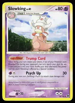 Slowking 28/106 Rare Great Encounters Pokemon Card - Image 1