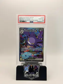 Pokemon TCG Team Rockets Crobat EX 234/182 Destined Rivals PSA 10 Gem Mint - Image 1