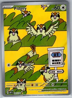 Pidgey 207/197 SV03: Obsidian Flames - Pokemon Card - NM - Image 1
