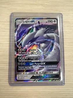 Pokemon TCG Lugia GX Holo Ultra Rare Card Sun & Moon Lost Thunder 159/214 - Image 3