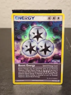 Rare Boost Energy EX Unseen Forces - Stamped - Pokemon Card Tcg Vtg Reverse Holo - Image 1