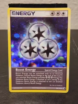 Rare Boost Energy EX Unseen Forces - Stamped - Pokemon Card Tcg Vtg Reverse Holo - Image 2