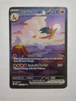 POKEMON CHARIZARD EX 199/165 SIR ENGLISH 151 NM ✔✔ - Image 1