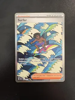 Pokemon TCG Surfer 293/217 SIR Ascended Heroes English (Trainer) NM - Image 1