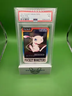 1997 Pocket Monsters Carddass Mew Foil 151 PSA 7 2025 Cert U.S. Seller - Image 1