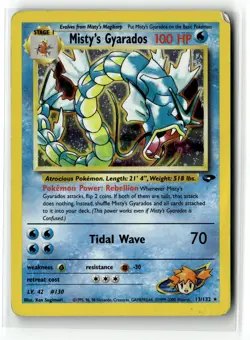 Misty's Gyarados [G2 - 013/132] Holo Rare Gym Challenge EN HP - Image 1