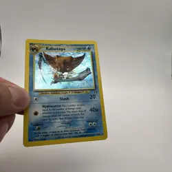 Pokemon TCG Neo Discovery Rare Holo Kabutops 6/75 SUPER CLEAN - Image 2