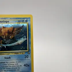 Pokemon TCG Neo Discovery Rare Holo Kabutops 6/75 SUPER CLEAN - Image 3