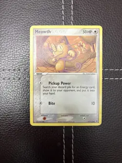 Pokemon TCG - Meowth - 77/113 - EX Delta Species - MP Common (2005) - Image 1