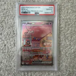 Mew EX SVP 053 151 Ultra Premium Collection PSA 10 Gem Mint Pokemon TCG - Image 1