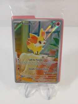 Pokemon TCG Fennekin Chaos Rising Pokemon Center Sealed Promo 080 NM+ - Image 1