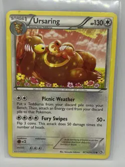 Pokemon Ursaring Legendary Treasures: Radiant Collections Common RC16 LP+/NM- - Image 2