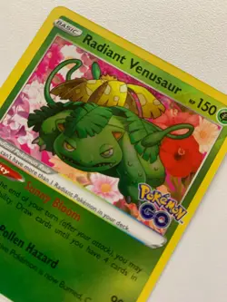 Pokemon TCG Radiant Venusaur Pokemon GO 004/078 - Image 3
