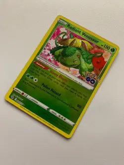 Pokemon TCG Radiant Venusaur Pokemon GO 004/078 - Image 4