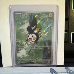 2025 Pokemon Scarlet & Violet Black Bolt Emolga #112/086 - Image 1