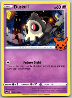 Duskull 069/185 Common Trick or Trade BOOster 2023 Pokemon Near Mint - Image 1