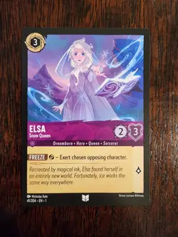 Elsa Snow Queen 41/204 Disney Lorcana The First Chapter - Image 1