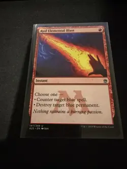 NM| Red Elemental Blast | 25th yr Anniversary | 147/249 A25 - Image 1