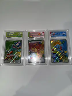 Pokemon TCG First Partner Illustration Set Kanto Gen 1 Ace 10 Perfect subgrades - Image 1