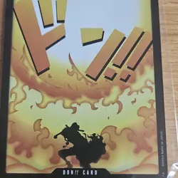 Portgas D Ace One Piece Foil Don Card Promo Sealed Devil Fruit Collection Vol 2 - Image 2