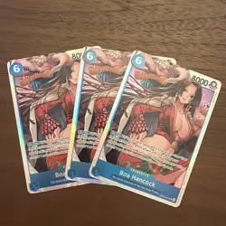 3x Playset - One Piece TCG Cards - OP07-051 - Boa Hancock - SR - ENG - Image 1