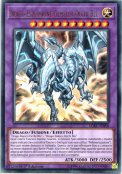Blue-Eyes Twin Burst Dragon - LCKC-IT058 - Ultra Rare - 1st Edition Yugioh ITA - Image 1