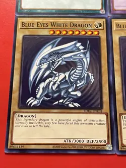 3x Blue-Eyes White Dragon SDK Art + Blue-Eyes Ultimate Dragon + Vision | YuGiOh! - Image 3