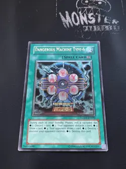 YUGIOH DANGEROUS MACHINE TYPE 6 ULTIMATE RARE LODT-EN096 - Image 1