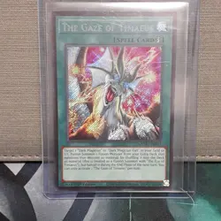 Konami Yu-Gi-Oh! The Gaze of Timaeus 1st Ed Secret Rare Foil MZMI-EN013 - Image 1