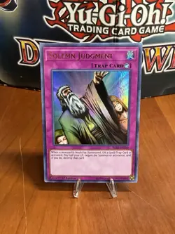 Solemn Judgment BLRR-EN100 x2 1st Ed Ultra Rare Yu-Gi-Oh! NM Playset Pair - Image 2