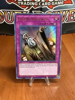 Solemn Judgment BLRR-EN100 x2 1st Ed Ultra Rare Yu-Gi-Oh! NM Playset Pair - Image 4