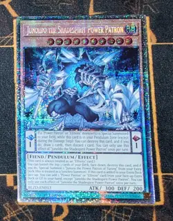 YUGIOH Junoldo the Shadespirit Power Patron (BLZD-EN013) Starlight Rare 1st Ed - Image 1