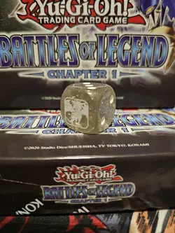 Yu-Gi-Oh Dice Battles of Legend: Chapter 1 Clear/White Judgement Dragon Dice - Image 2