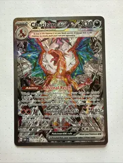 Pokemon TCG Charizard EX Sir Obsidian Flames 223/197 Full Art Secret Rare NM - Image 1
