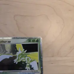 2003 Pokemon Ruby and Sapphire (RS) Scyther EX #102/109 - MP, Damage - Image 5